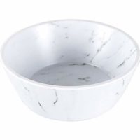 Zicco Serve Round Bowl ? White Marble ? 150x55mm