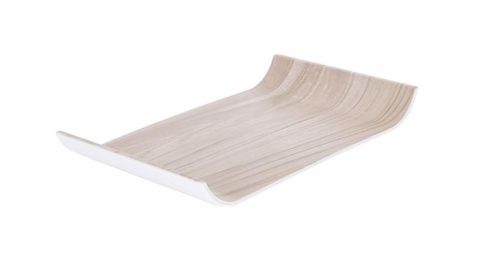 Zicco Echo Tray ? White/Birch ? 265x162mm