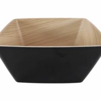 Zicco Echo Square Bowl ? Black/Birch ? 250x250x120mm