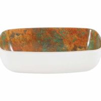 Zicco Patina Long Bowl ? White ? 176x108x55mm