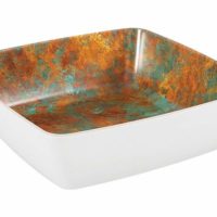 Zicco Patina Square Bowl ? White ? 250x250x75mm