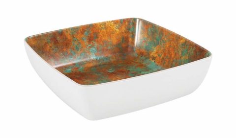 Zicco Patina Square Bowl ? White ? 250x250x75mm