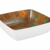 Zicco Patina Square Bowl ? White ? 165x165x55mm