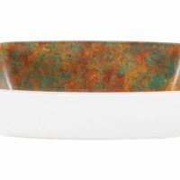 Zicco Patina Long Bowl ? White ? 265x162x75mm