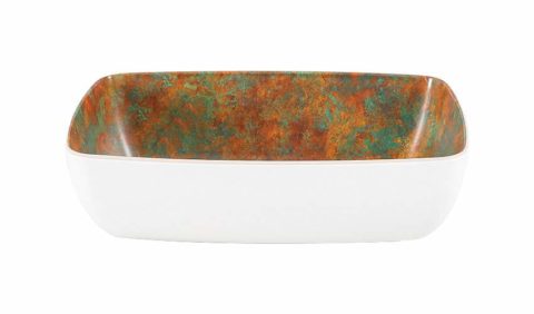 Zicco Patina Long Bowl ? White ? 265x162x75mm