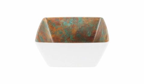 Zicco Patina Square Bowl ? White ? 190x190x90mm