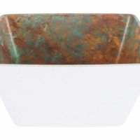 Zicco Patina Square Bowl ? White ? 250x250x120mm