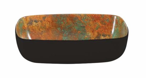 Zicco Patina Long Bowl ? Black ? 176x108x55mm