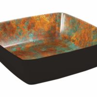 Zicco Patina Square Bowl ? Black ? 250x250x75mm