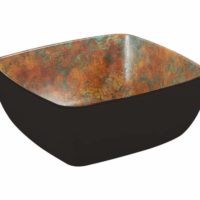 Zicco Patina Rectangular Bowl ? Black ? 176x162x75mm