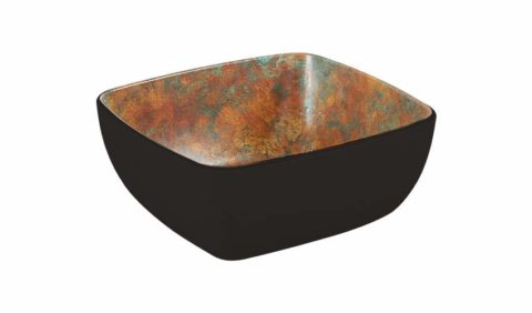 Zicco Patina Rectangular Bowl ? Black ? 176x162x75mm