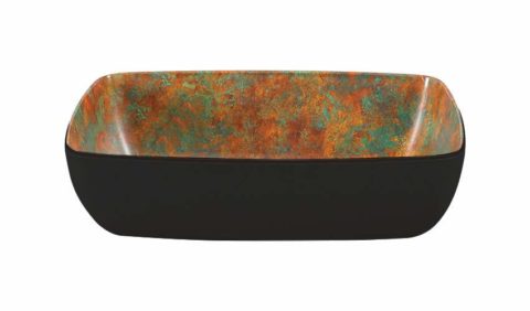 Zicco Patina Long Bowl ? Black ? 265x162x75mm