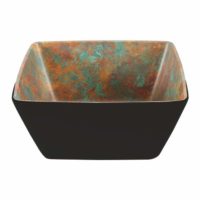 Zicco Patina Square Bowl ? Black ? 190x190x90mm