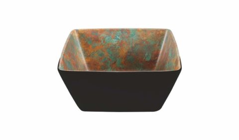 Zicco Patina Square Bowl ? Black ? 190x190x90mm