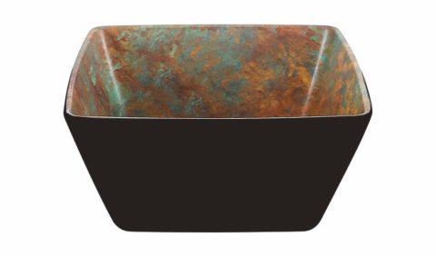 Zicco Patina Square Bowl ? Black ? 250x250x120mm