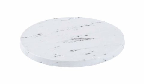 Zicco Form Round Board ? White Marble ? 285x18mm