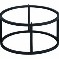 Zicco Form Round Metal Stand ? Black ? 285x160mm