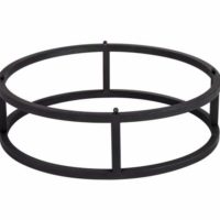 Zicco Form Round Metal Stand ? Black ? 285x80mm