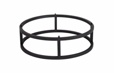 Zicco Form Round Metal Stand ? Black ? 285x80mm