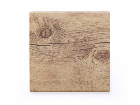 CHEF INOX SQUARE WOOD EFFECT MELAMINE OAK 310x310mm