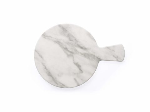 CHEF INOX ROUND WITH HANDLE MARBLE EFFECT MELAMINE 320mm