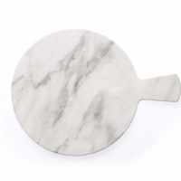 CHEF INOX ROUND WITH HANDLE MARBLE EFFECT MELAMINE 370mm