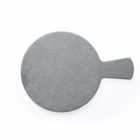 CHEF INOX ROUND WITH HANDLE LIGHT GREY SLATE MELAMINE 320mm