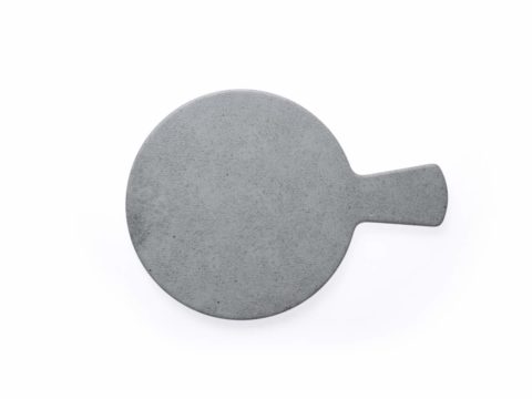 CHEF INOX ROUND WITH HANDLE LIGHT GREY SLATE MELAMINE 320mm