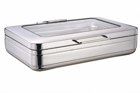 Chef Inox Induction Chafer w/ Glass Lid