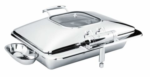 Chef Inox Deluxe Chafer w/ Glass Lid