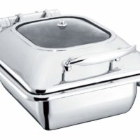 Chef Inox Deluxe Chafer w/ Glass Lid