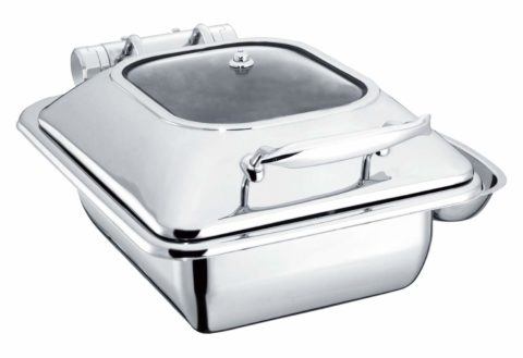 Chef Inox Deluxe Chafer w/ Glass Lid