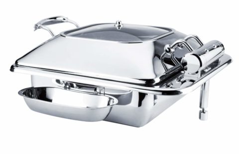 Chef Inox Deluxe Chafer w/ Glass Lid