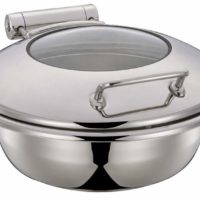 Chef Inox Ultra Chafer w/ Glass Lid ? Round Small