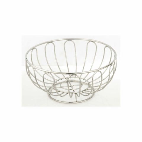 Chef Inox Round Wire Basket ? 240X87Mm With Thick Wire Design