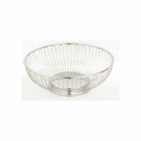 Chef Inox Round Wire Basket (Solid Base) ? 175X60MmWith Narrow Wire Design