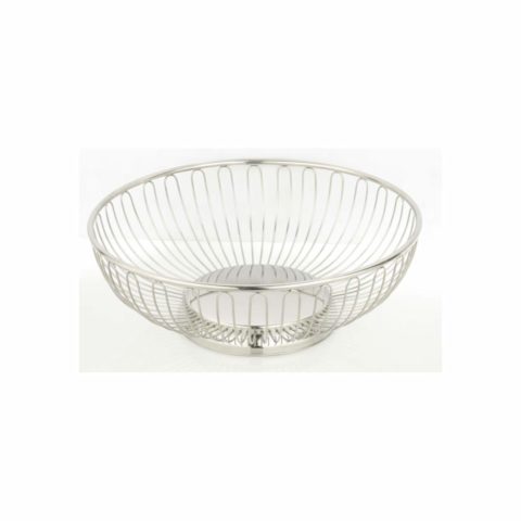 Chef Inox Round Wire Basket (Solid Base) ? 245X80Mm With Narrow Wire Design