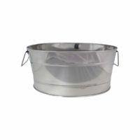 Chef Inox Oval Beverage Tub-S/S Mirror Finish 440X300X200Mm