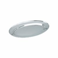 Chef Inox Rolled Edge Oval Platter ? 350Mm