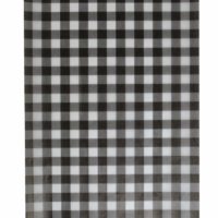 Chef Inox Greaseproof Paper Gingham Black 190X310Mm (200 Sheet)