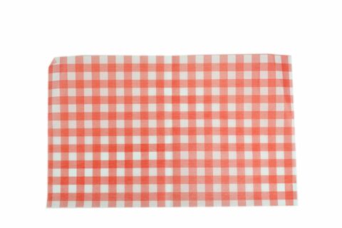 Chef Inox Greaseproof Paper Gingham Red 190X310Mm (200 Sheet)