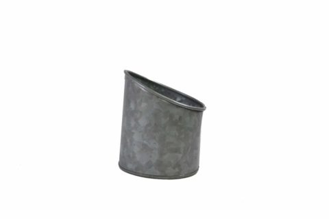 Chef Inox Coney Island -Galvanised Pot Slant 105X115Mm