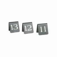 Chef Inox Table Numbers ? 41-50 (Gold On Black)