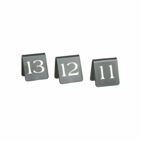 Chef Inox Table Numbers ? 41-50 (Gold On Black)