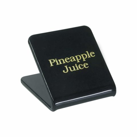 Chef Inox Pineapple Juice Buffet Sign (Gold On Black)