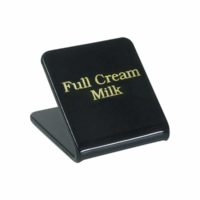 Chef Inox Full Cream Milk Buffet Sign (Gold On Black)