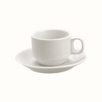 Vitroceram White Stackable Cup  225Ml (Suits 900020 Saucer)