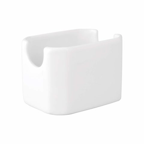 Vitroceram White Sugar Pack Holder  95X65X65Mm