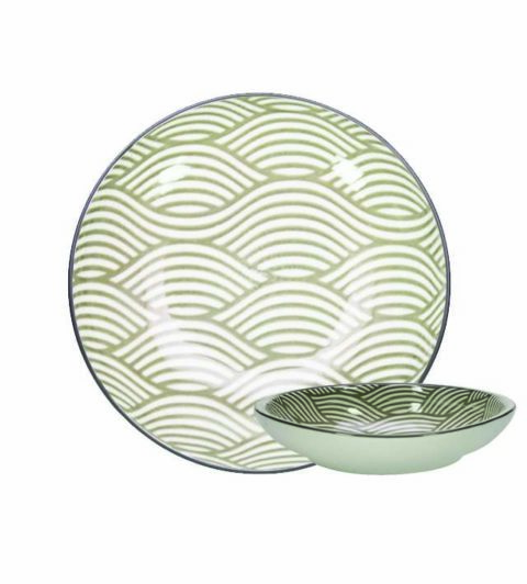 GUSTA Dinner Plate ø21.5cm Grey Waves