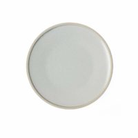 TABLEKRAFT SOHO ROUND PLATE WHITE PEBBLE 255mm